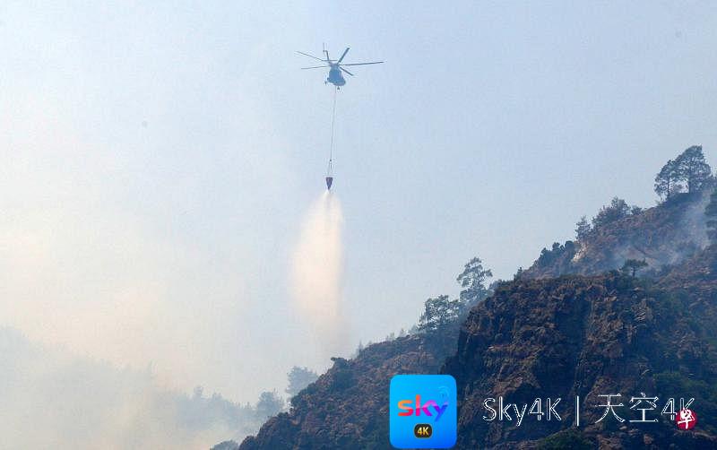 土耳其一消防直升机救灾中坠毁 酿二死五伤
