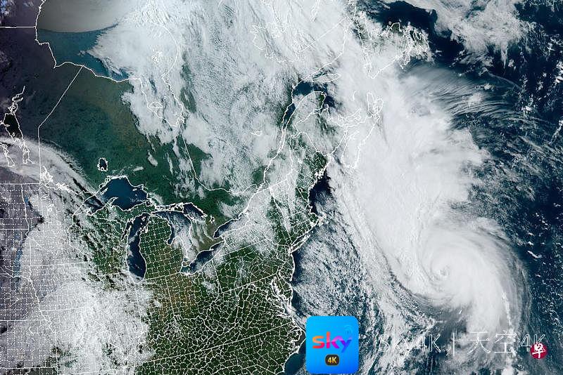 强风暴“菲奥娜”横扫加拿大东岸 数十万户断电